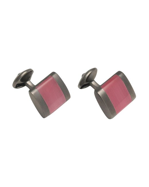 Tateossian Pink Cufflinks And Tie Clips for men