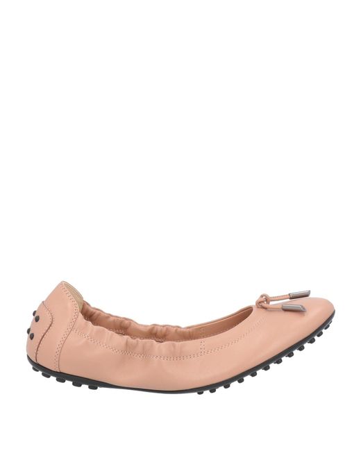 Tod's Pink Ballet Flats