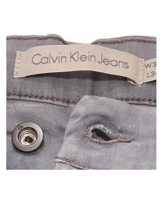 Calvin Klein Jeanshose in Gray für Herren