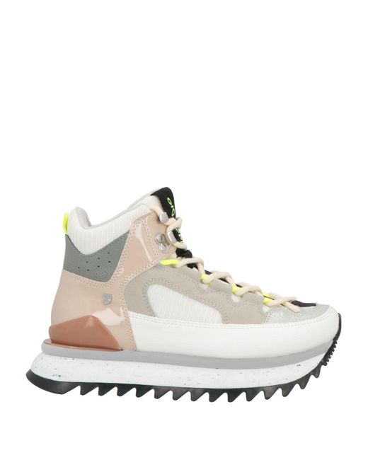 Gioseppo White Sneakers Textile Fibers