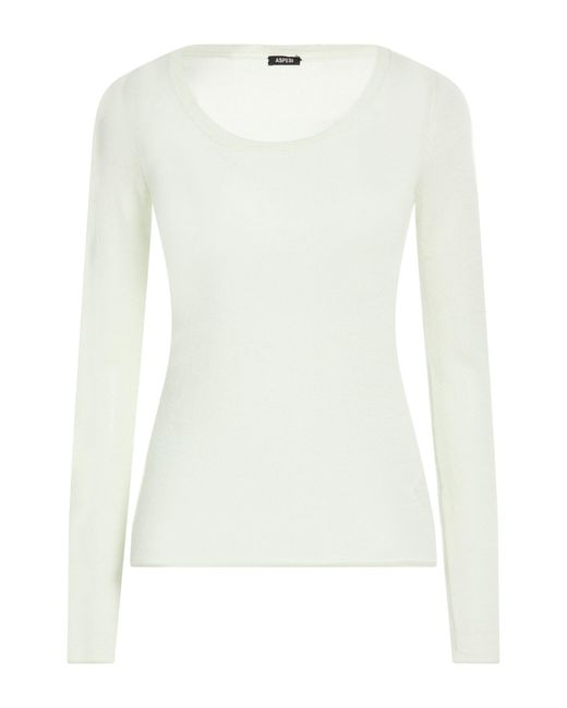 Aspesi White Pullover