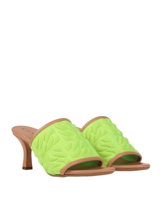 Casadei Green Sandals
