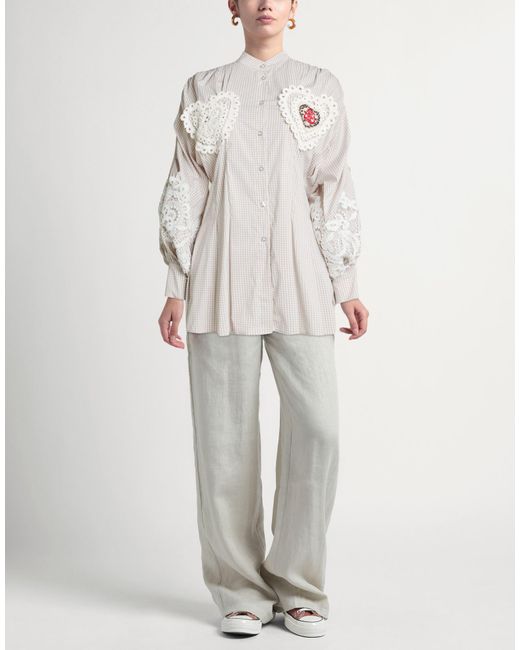 5 PROGRESS White Shirt Cotton, Polyamide, Elastane