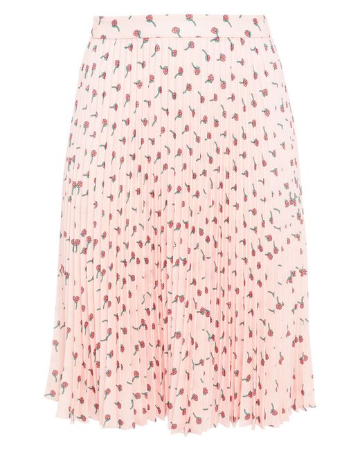 Prada Mini Skirt in Pink | Lyst