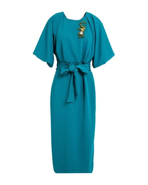 Hanita Blue Midi-Kleid