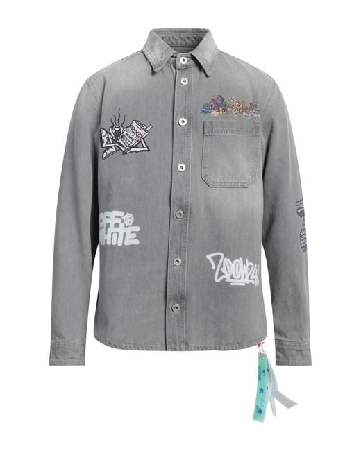 Camisa vaquera Off-White c/o Virgil Abloh de hombre de color Gray