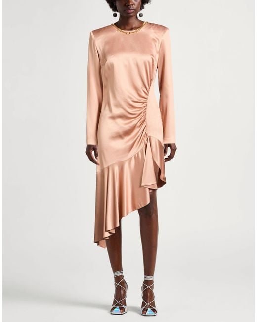 Elisabetta Franchi Pink Midi Dresses