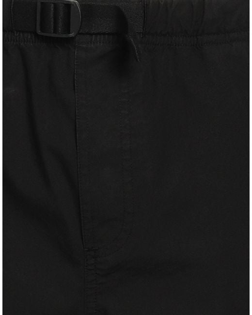 MSGM Black Shorts & Bermuda Shorts Cotton for men