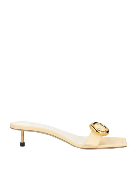 Jacquemus Natural Sandals Leather