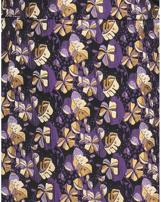 WEILI ZHENG Purple Midi Skirt