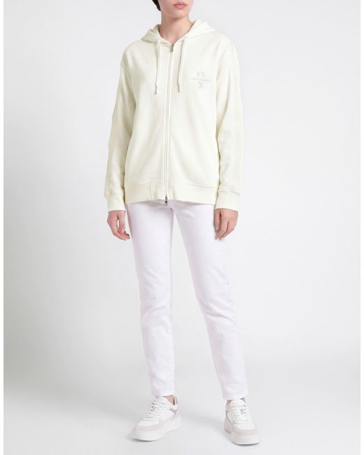ARMANI EXCHANGE White Sweatshirt