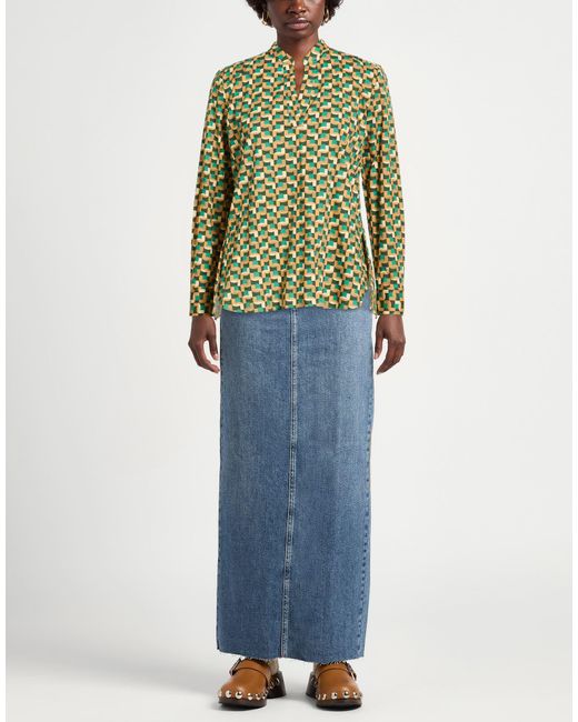 Caliban Green Top Cotton, Elastane
