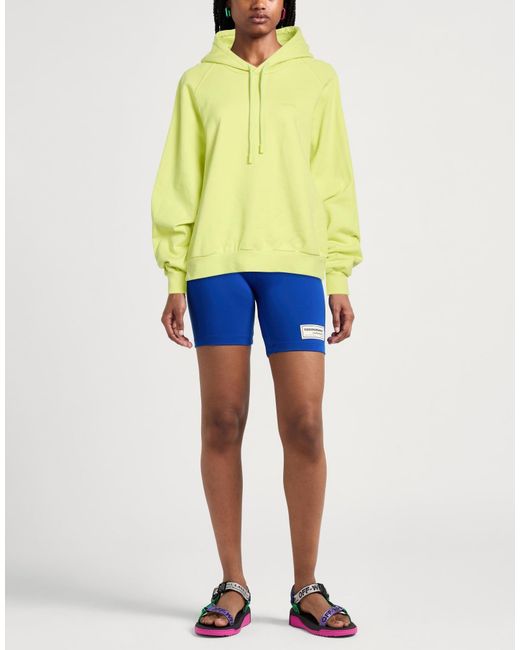 Sunnei Yellow Lime Sweatshirt Organic Cotton
