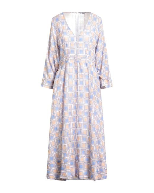 Caliban Purple Maxi Dress Cotton