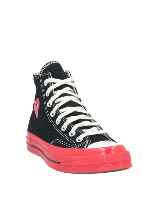CONVERSE x COMME des GARÇONS PLAY Red Trainers