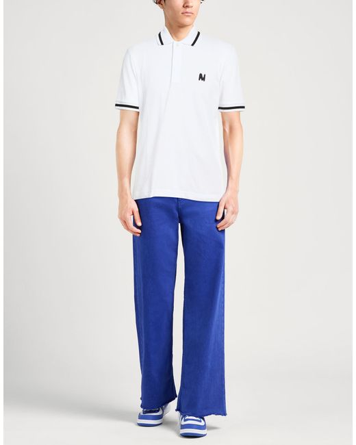MSGM White Polo Shirts for men