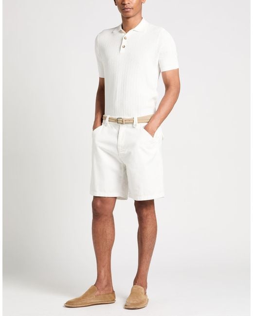 Pullover Brunello Cucinelli pour homme en coloris White