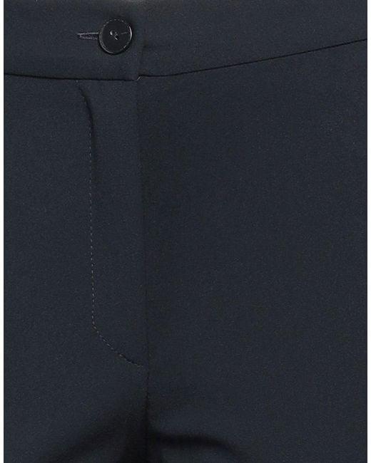 Caractere Blue Pants Polyester, Viscose, Elastane