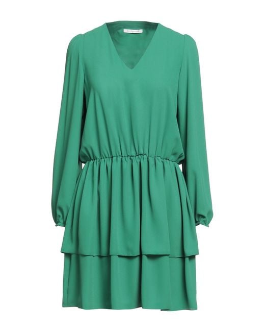 Biancoghiaccio Green Mini Dress