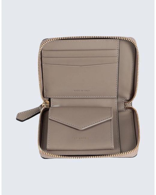 Serapian Gray Wallet Soft Leather