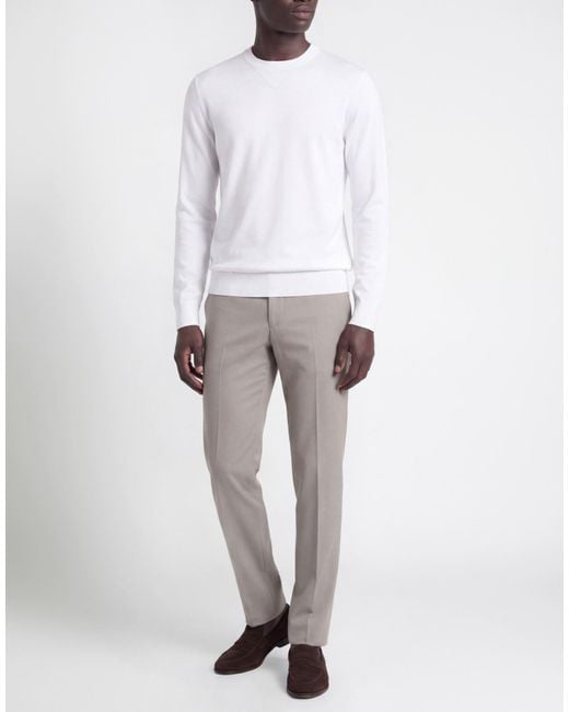 Paolo Pecora White Jumper for men