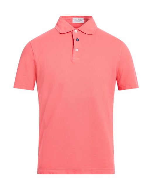 Polo Heritage de hombre de color Pink