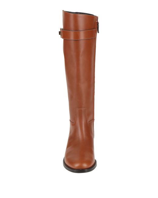 Tory Burch Brown Tan Boot Leather