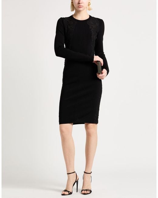 Versace Black Midi Dress