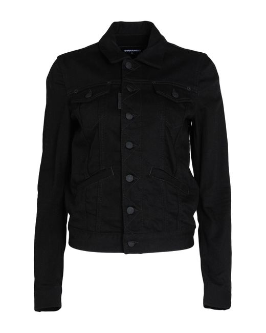 DSquared² Black Denim Outerwear