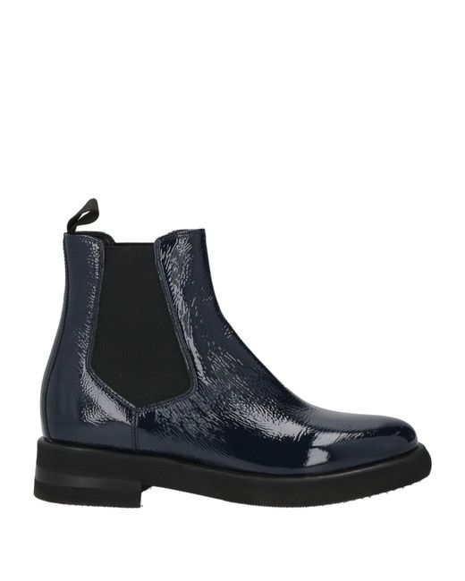 Triver Flight Black Midnight Ankle Boots Leather