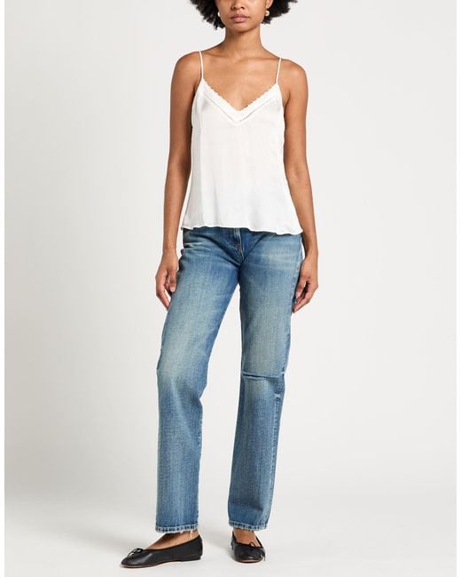 Top Poupette de color White