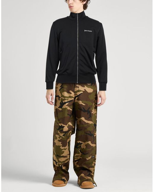 Palm Angels Black Sweatshirt for men