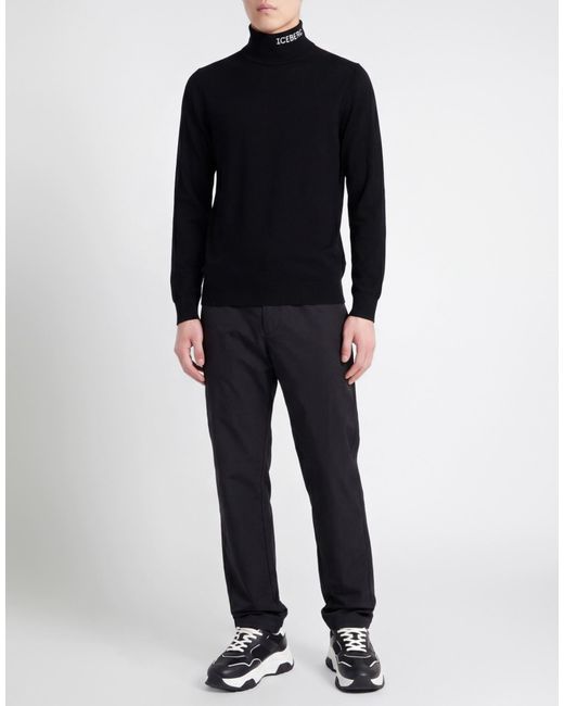 Iceberg Black Turtleneck for men