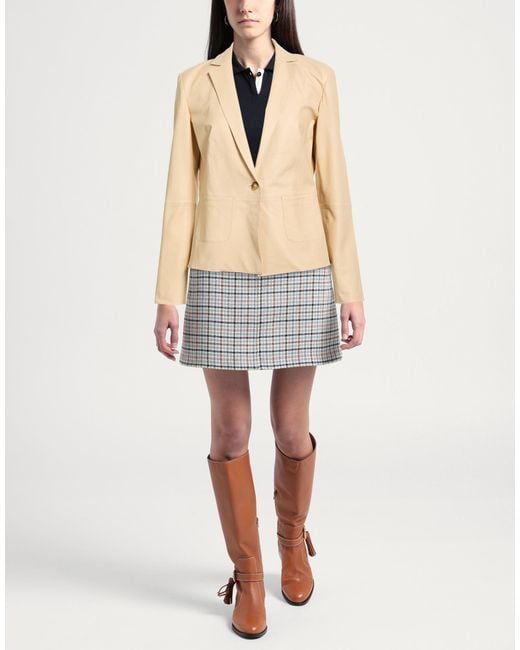 Bully Natural Sand Blazer Lambskin