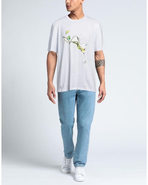 Camiseta MSGM de hombre de color Blue