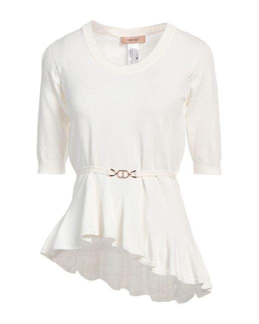 Twin Set White Pullover