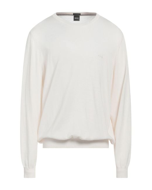 Pullover Boss de hombre de color White