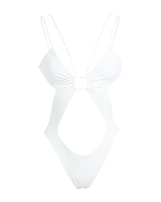 Amazuìn White One-piece Swimsuit