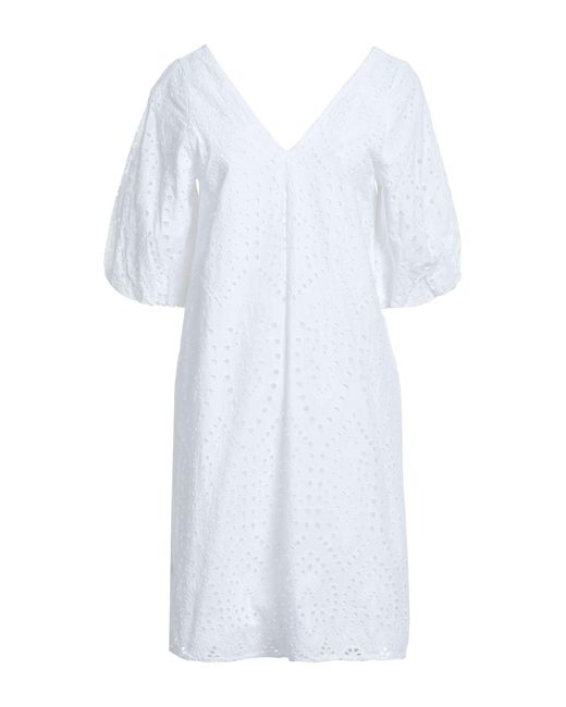 Stefanel White Mini Dress