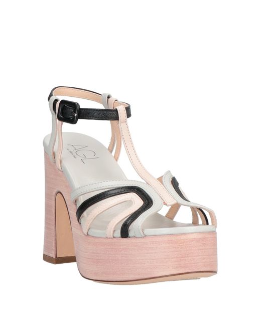 Agl Attilio Giusti Leombruni Pink Sandals
