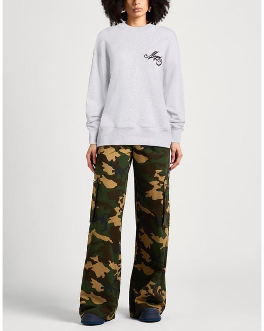 MSGM Gray Sweatshirt Cotton