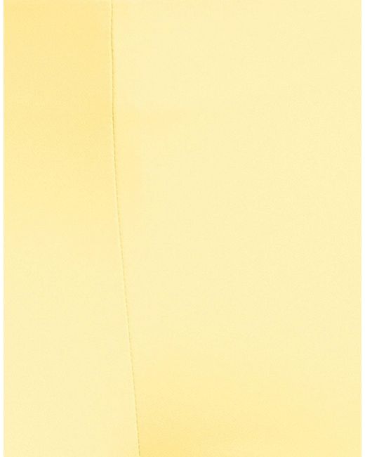 KATE BY LALTRAMODA Yellow Pants Polyester, Elastane