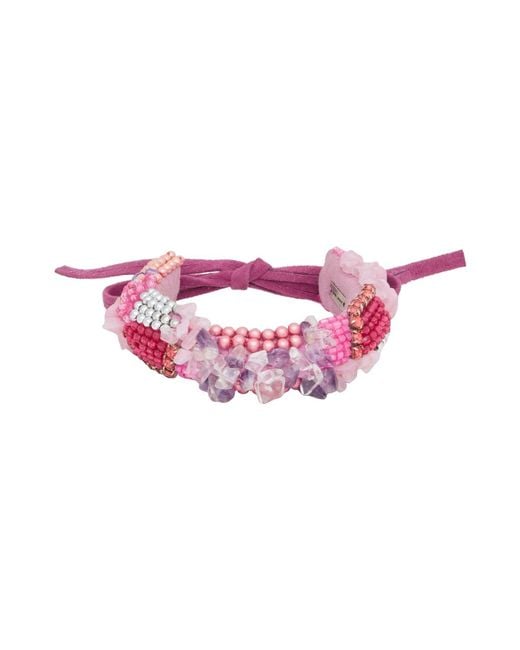 Isabel Marant Pink Bracelet Leather
