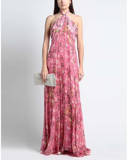 Etro Maxi Dress in Pink | Lyst