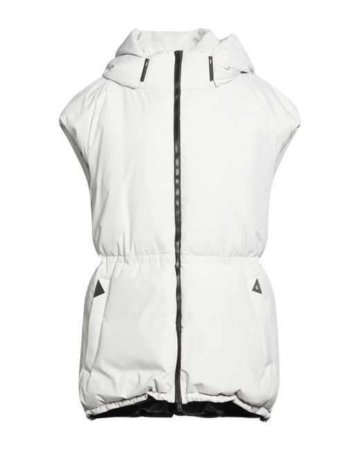 Herno White Laminar Light Vest Polyester