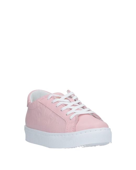 2 Star Pink Sneakers Leather