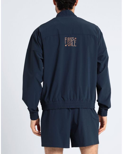 PUMA Blue M First Mile Woven Jacket Jacket Polyester, Elastane for men