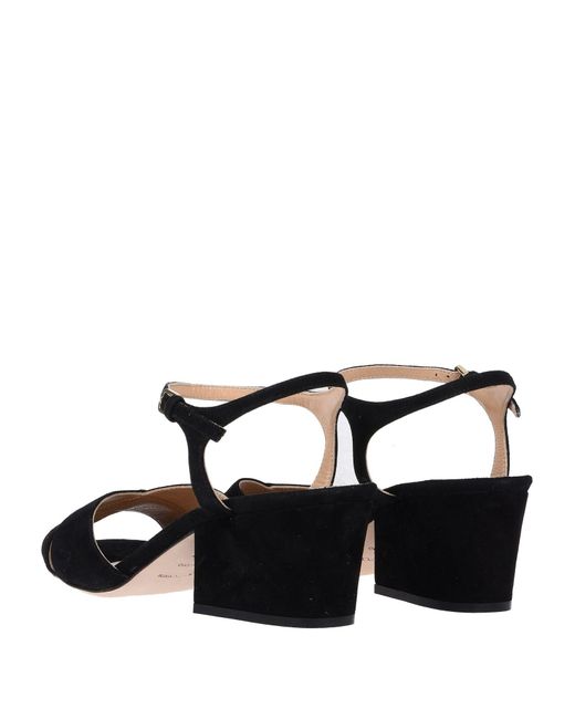 Sergio Rossi Black Sandals Leather