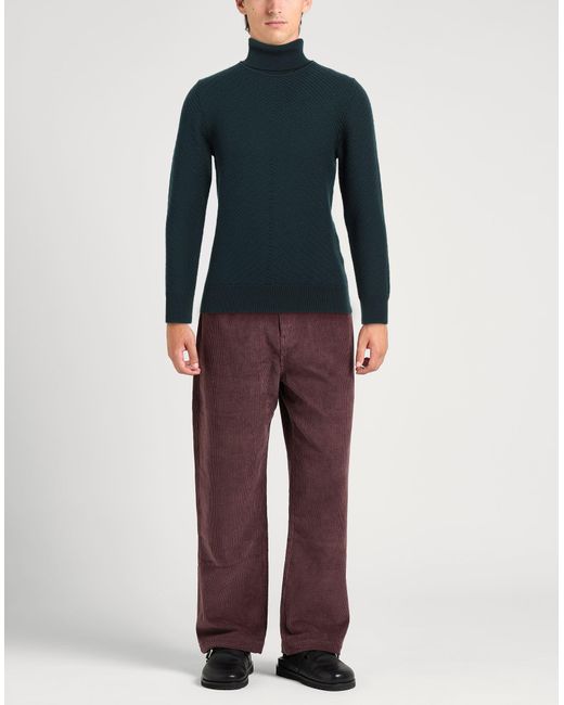 Lardini Blue Turtleneck Wool for men