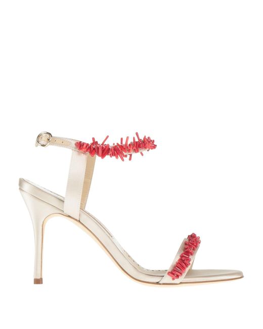 Manolo Blahnik Pink Sandals